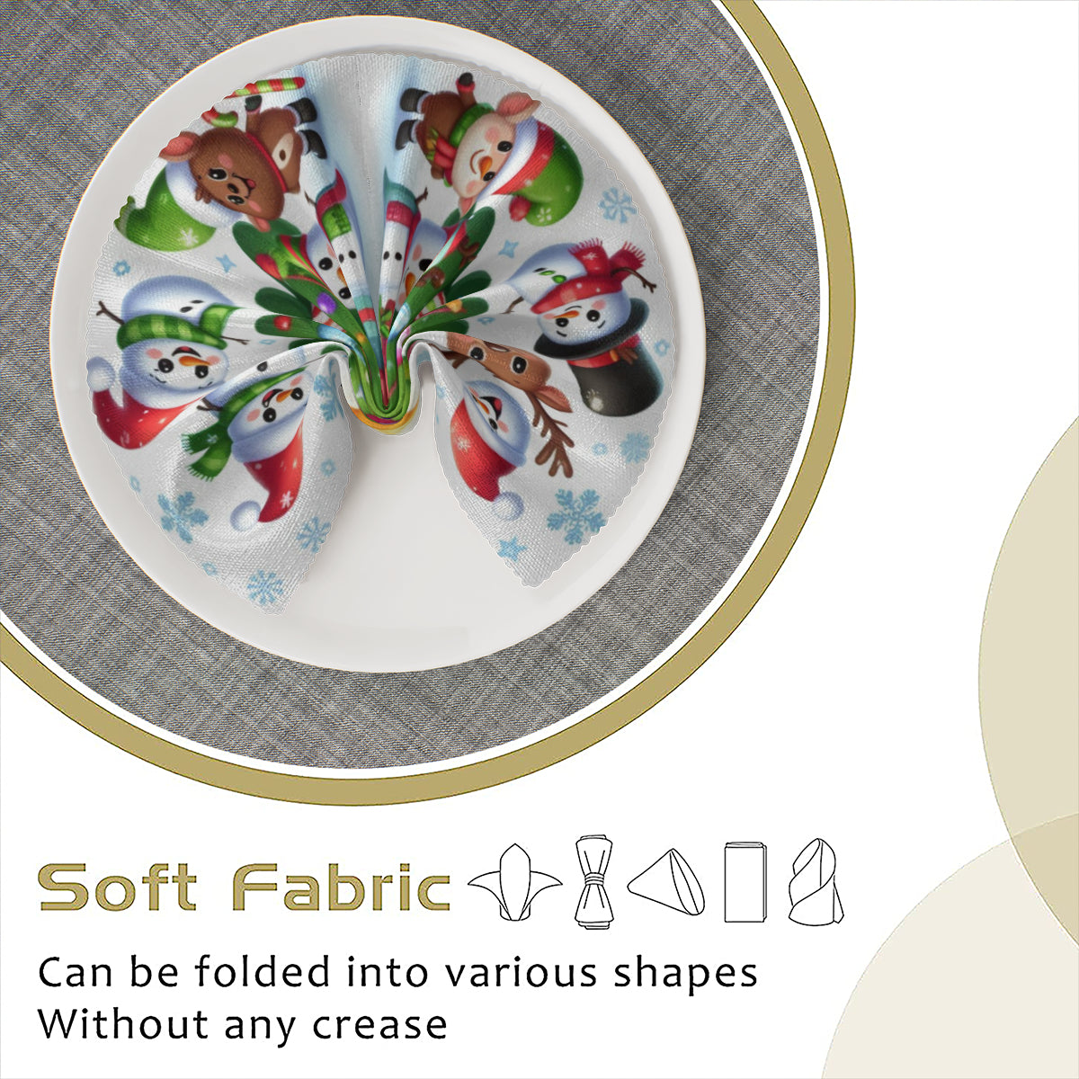 Napkin Fabric| Polyester - Designer (7)