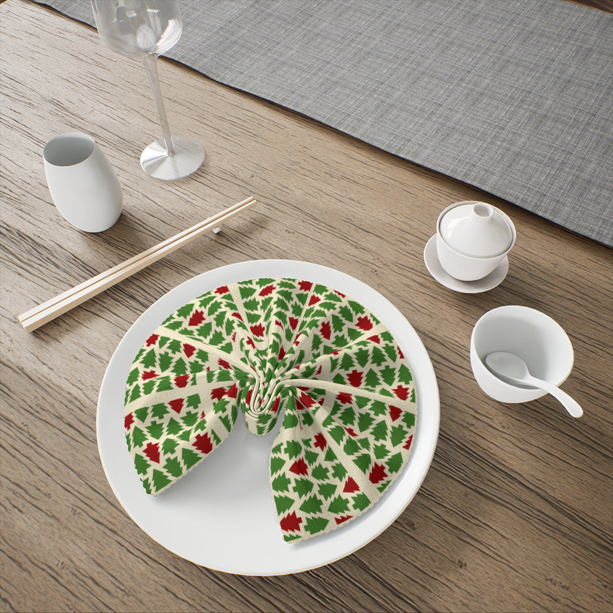 Christmas pattern Napkin Fabric| Polyester