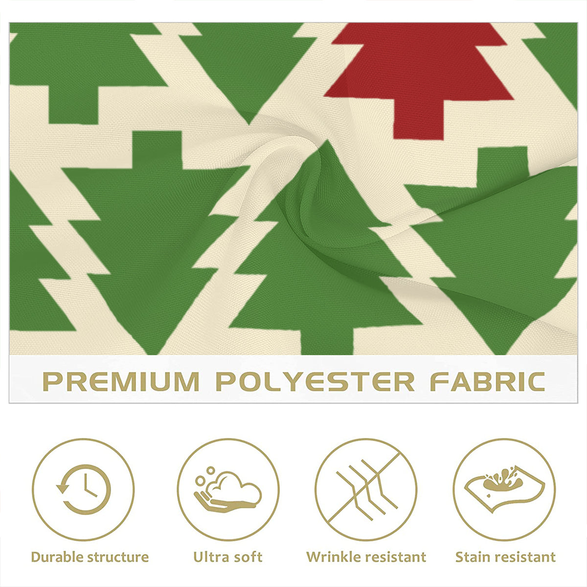 Christmas pattern Napkin Fabric| Polyester