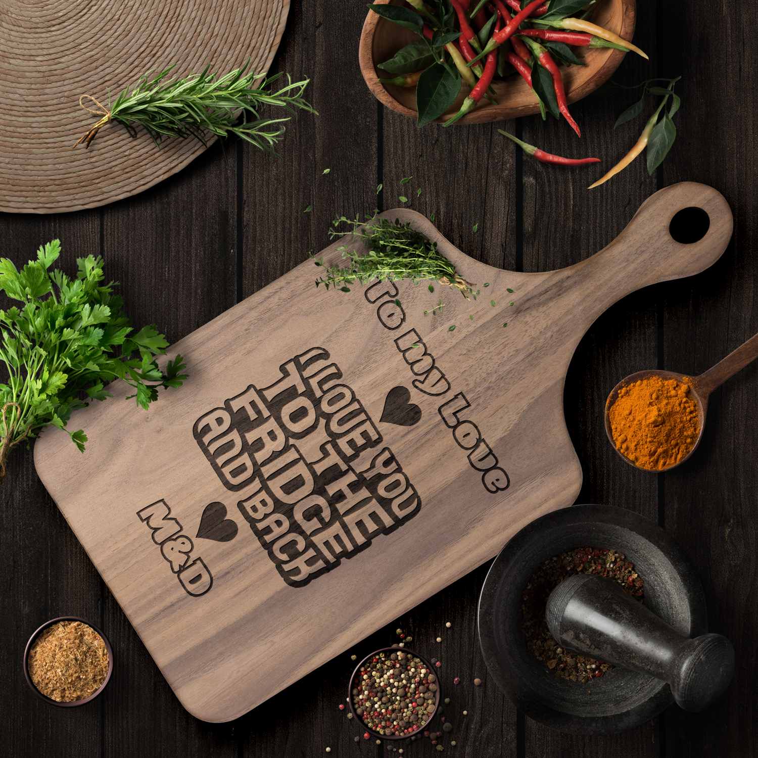 Custom_Cutting_Board_Recipe_for_Love_P_Dark_Handle_V_Lifestyle_Mockup.png