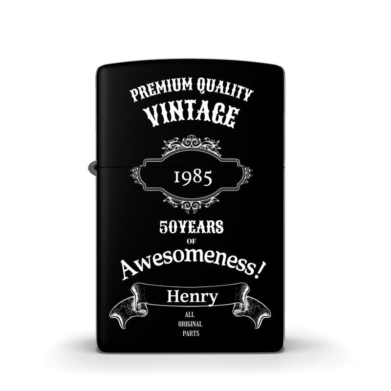 Personalized Lighter for Men, Elegant Valentineās or Wedding Giift