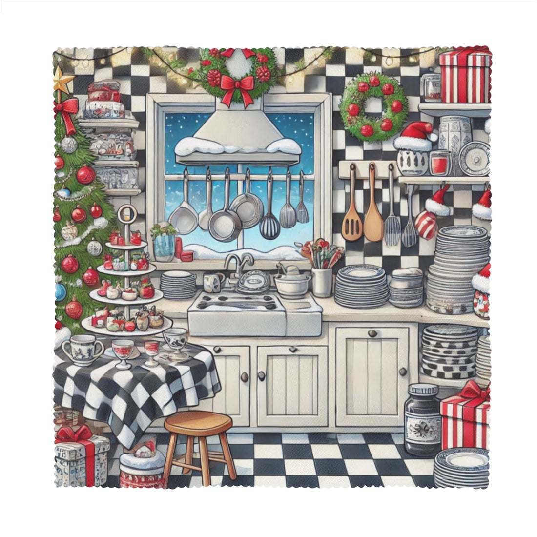 Christmas Napkins Christmas Kitchen