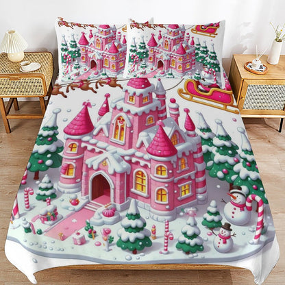 3-Piece Bedding Set-102&quot;x90&quot;/ 259x229cm (Dual-sided Printing)