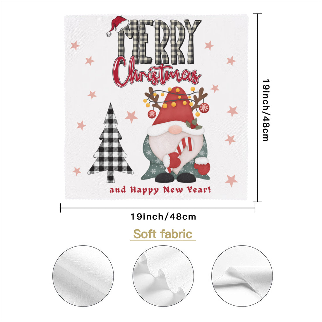 Christmas Napkin Fabric| Polyester