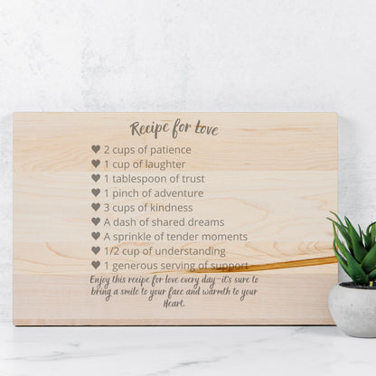 Traditional Wood Cutting Board - 16&quot; x 10.5&quot;