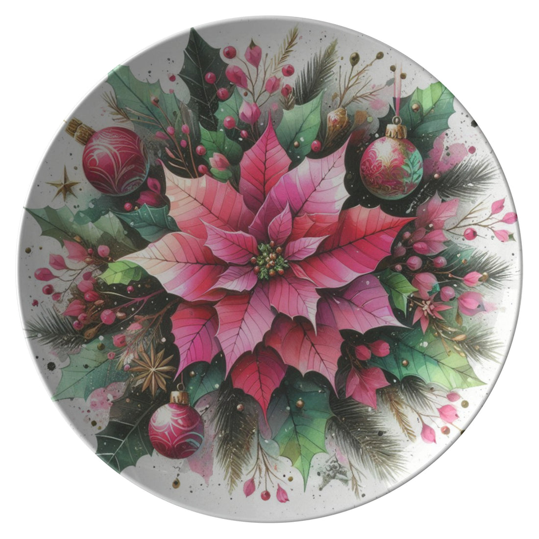 Christmas Plate Merry Christmas