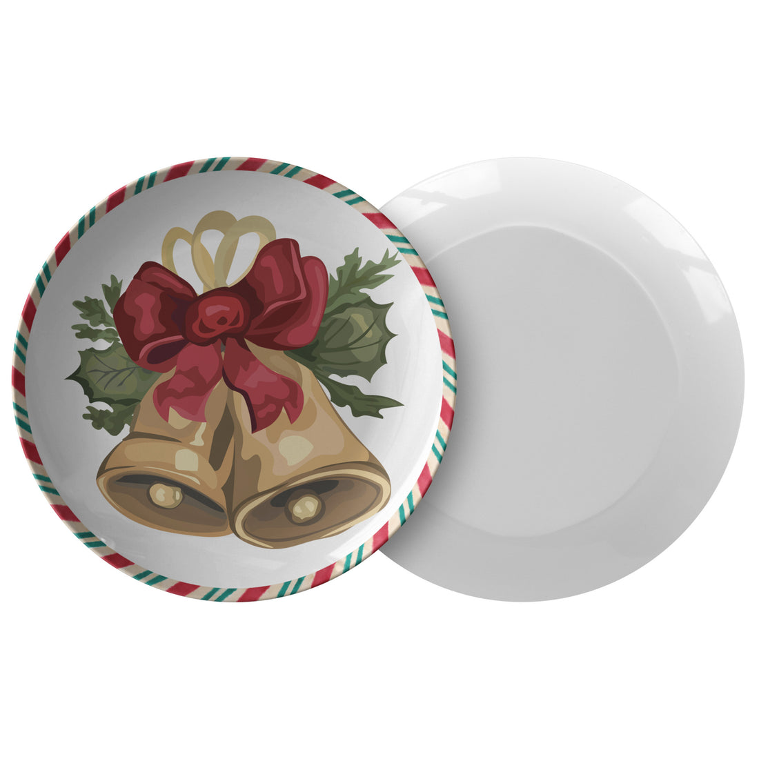 Christmas Decoration Plate, Holiday Table Decor, Red Green Serving DisPRODUCT INFORMATION10" dinner plate manufactured from revolutionaryΒ polymer that is:
Microwave Safe
Oven Safe (250Β° up to 1 hour)
Dishwasher Safe
CPSC-Certified
FDAChristmasLoving.Shop