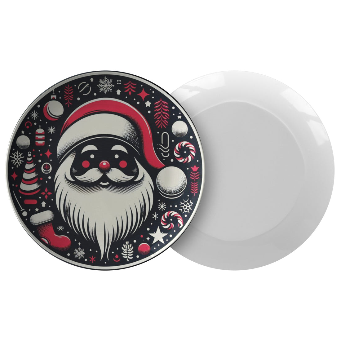 Christmas PlatePRODUCT INFORMATION10" dinner plate manufactured from revolutionaryΒ polymer that is:
Microwave Safe
Oven Safe (250Β° up to 1 hour)
Dishwasher Safe
CPSC-Certified
FDAChristmasLoving.Shop