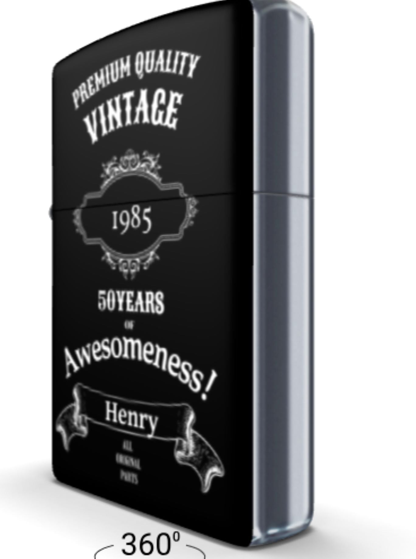 Personalized Lighter for Men, Elegant Valentine’s or Wedding Giift