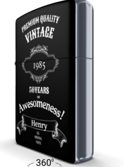 Personalized Lighter for Men, Elegant Valentine’s or Wedding Giift