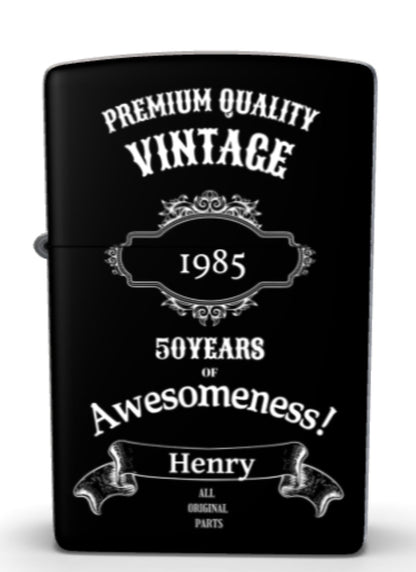 Personalized Lighter for Men, Elegant Valentine’s or Wedding Giift